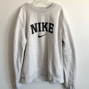 White nike crew neck!